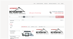 Desktop Screenshot of kraupner-auto.cz